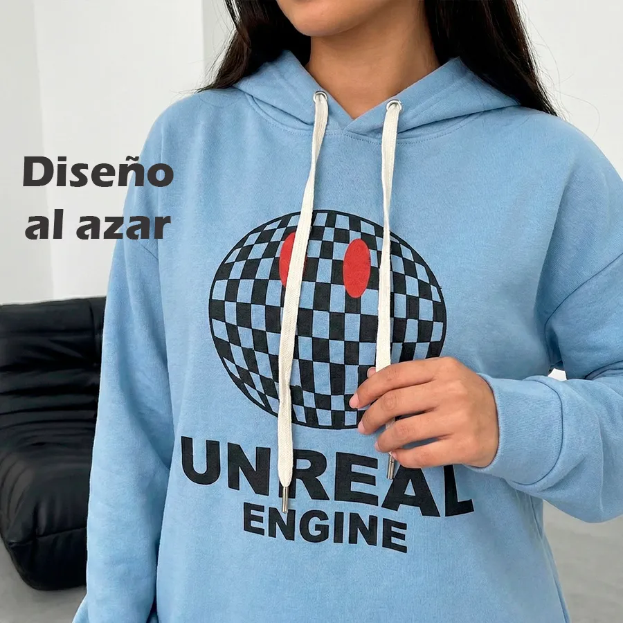 SUDADERAOVERSIZE 1 Pieza 7710